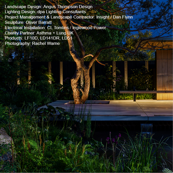 Asthma + Lung UK Breathing Space Garden   RHS Chelsea Flower Show 2026  Lightgraphix Creative Lighting Solutions